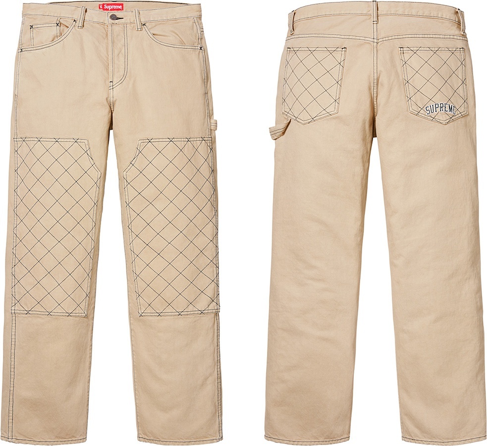 Diamond Stitch Carpenter Jean view 2